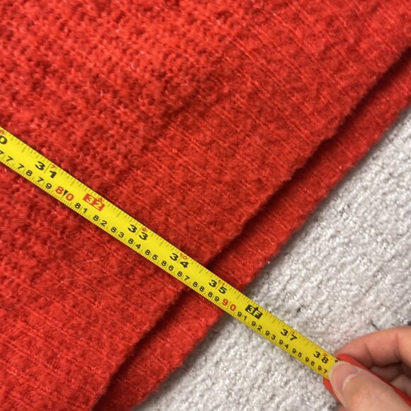 Womance Atelier Quebec Heavy Chunky Oversize Knit Cozy Shawl Neck Red Women Sz S - Picture 13 of 16